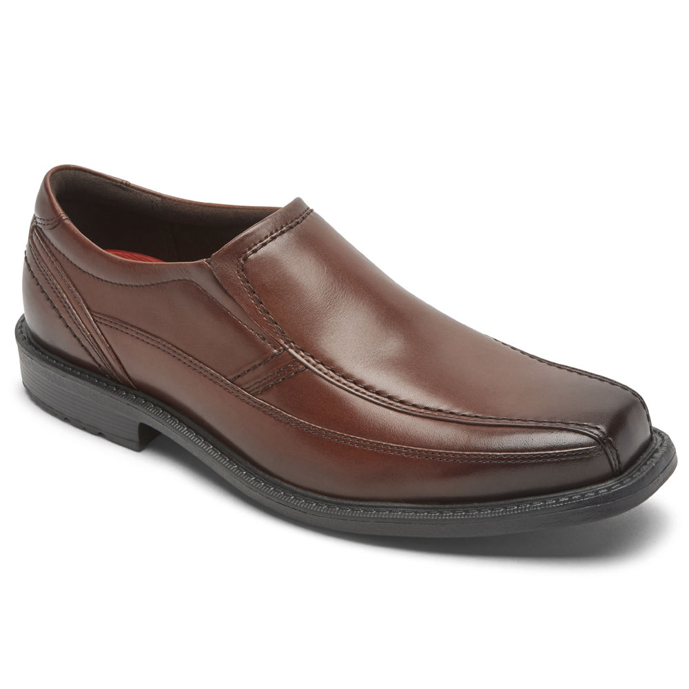 Rockport Mens Style Leader 2 Bike Toe - Slip-On Brown - DCV894361